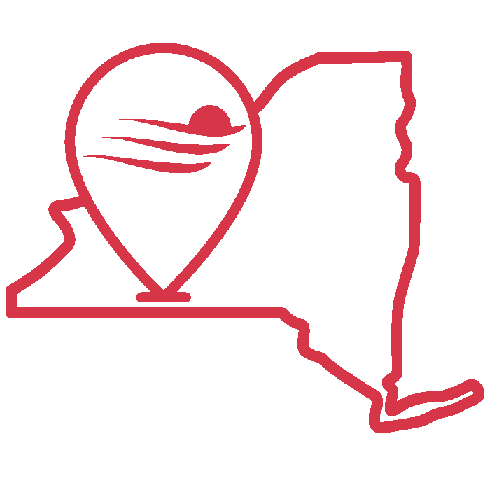 Empire Access Map Marker in NY Icon