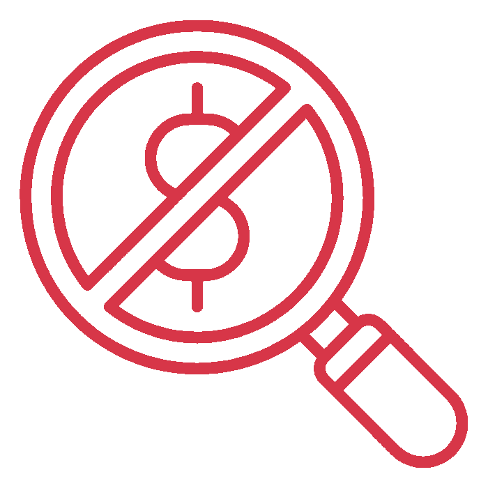 No Hidden Fees Icon