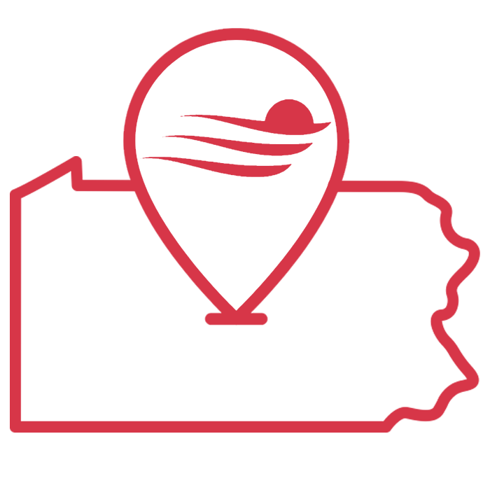 Empire Access Map Marker in PA Icon