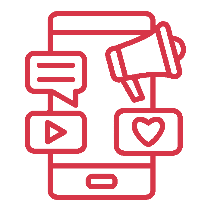 engage and market icon